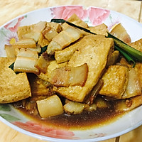 豆腐焖五花肉的做法图解6