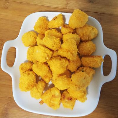 健身无油鸡米花