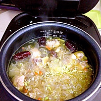 银耳莲子煲鸡汤—春季养生，预防流感，润肺止咳的做法图解10