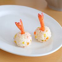 鲜虾胡萝卜玉米饭团的做法图解5