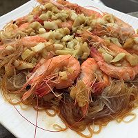 蒜蓉粉丝蒸大虾的做法图解4