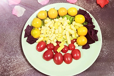 水果蔬菜紫薯拼盘