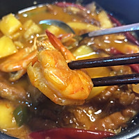 鲜虾鸡爪煲的做法图解6
