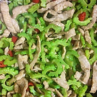 苦瓜炒肉的做法图解6