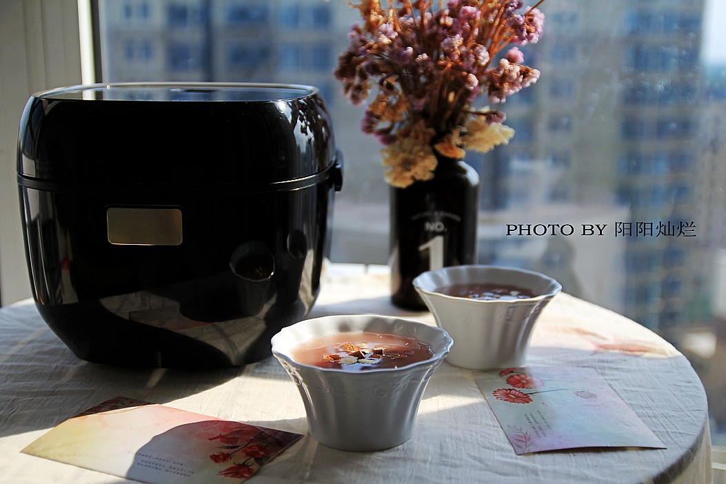 Black rice and red bean porridge