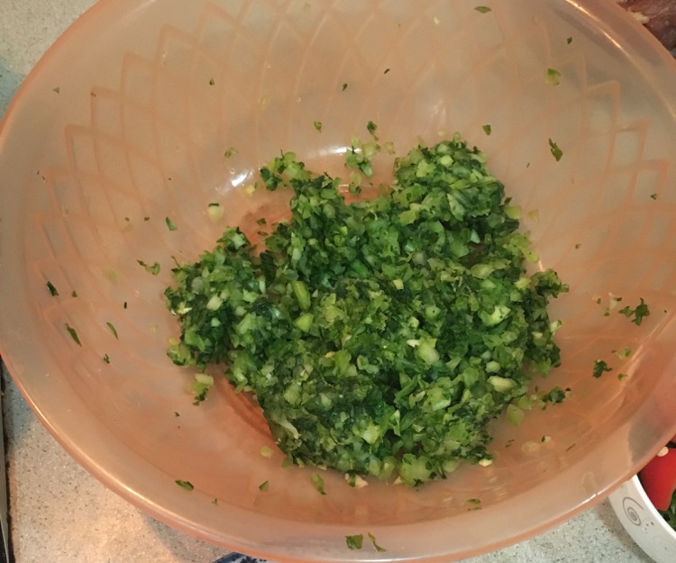 油渣子炒雪里红（芥菜）的做法图解4
