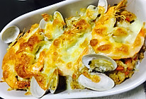 中式海鲜焗饭的做法
