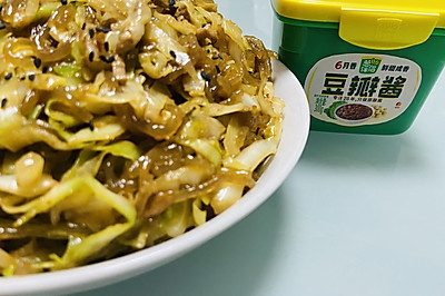 干饭必备之包菜肉丝炒粉丝