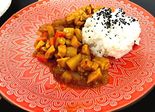 鸡肉咖喱饭