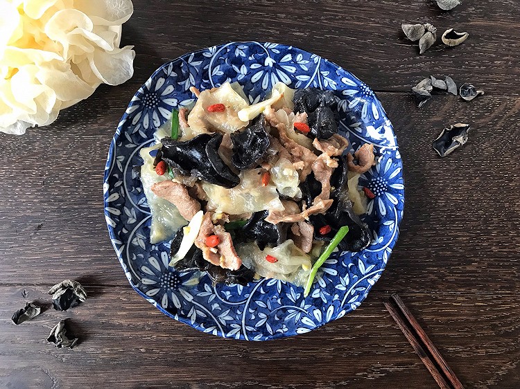 双耳肉片的做法