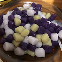 三色芋圆的做法图解3