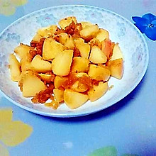 炒苹果#爱的暖胃季—美的智能破壁料理机#