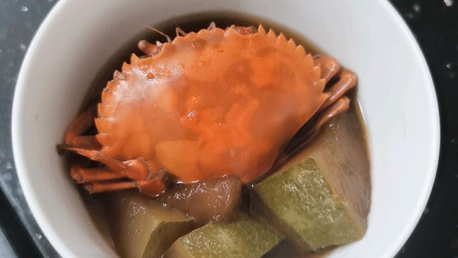夏日冬瓜熟地青蟹汤的做法