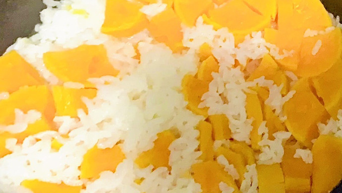 红薯蒸米饭