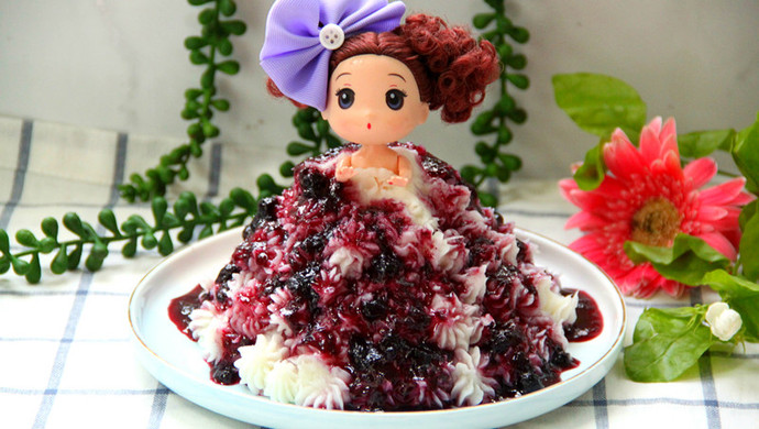 公主版蓝莓山药泥