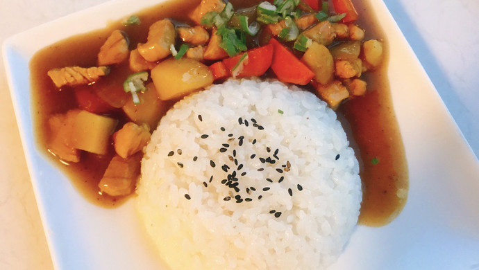 咖喱鸡肉饭
