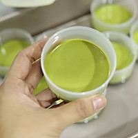 网红抹茶布丁烧的做法图解16