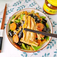 家常菜酱烧腐竹！超级下饭，比肉还香！的做法图解10
