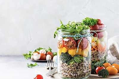 Salad in a Jar罐装沙拉の完美公式