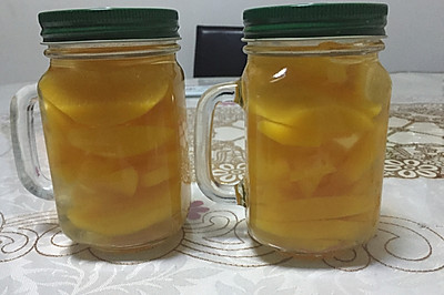 自制黄桃罐头