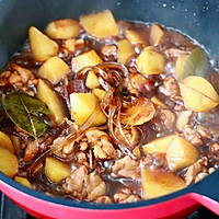 #少盐饮食 轻松生活#鸡块土豆粉条一锅炖的做法图解10