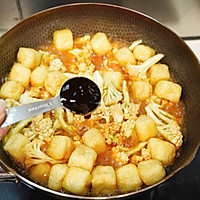 #向往的生活 就是外婆乡#茄汁豆泡花椰菜的做法图解10