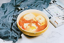 #花10分钟，做一道菜！#夏季开胃减脂汤—番茄豆腐鸡蛋汤的做法