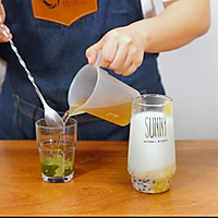 广州奶茶技术培训免费奶茶配方-- 一抹黄金番薯奶茶抹茶的做法的做法图解7