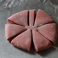 网红粉红蝴蝶结豆沙面包（老夫的少女心啊）的做法图解7