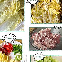 猪肉白菜炖粉条的做法图解3
