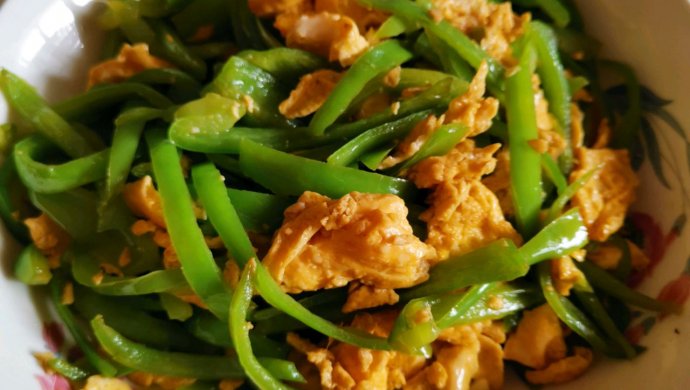 青椒炒鸡蛋