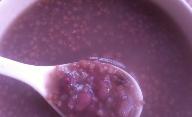 红豆小米粥