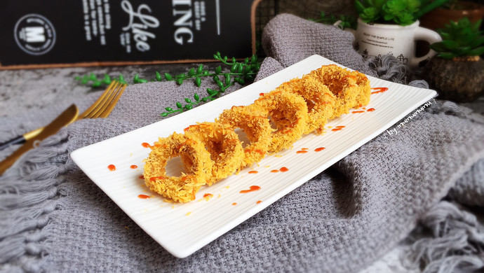 酥酥脆脆的鱿鱼圈