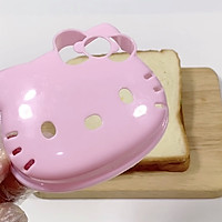 超萌超可爱的hellokitty三明治的做法图解5