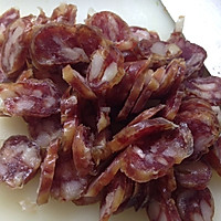 香肠菜饭#九阳铁釜4.0岂止于重#的做法图解2