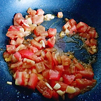 阿根廷红虾炒意面的做法图解4