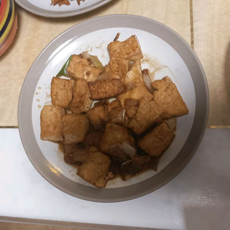 葱烧豆腐的做法