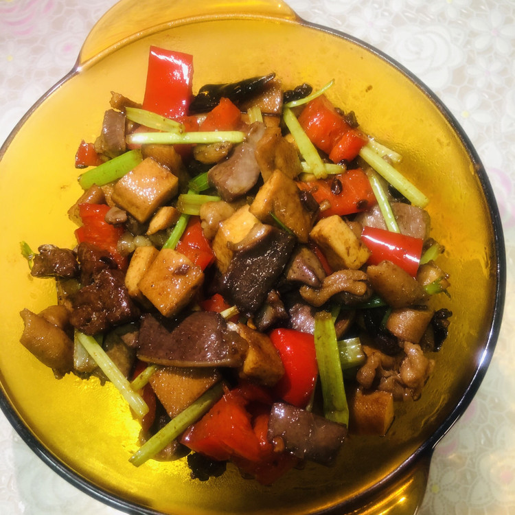 香辣鸡杂的做法