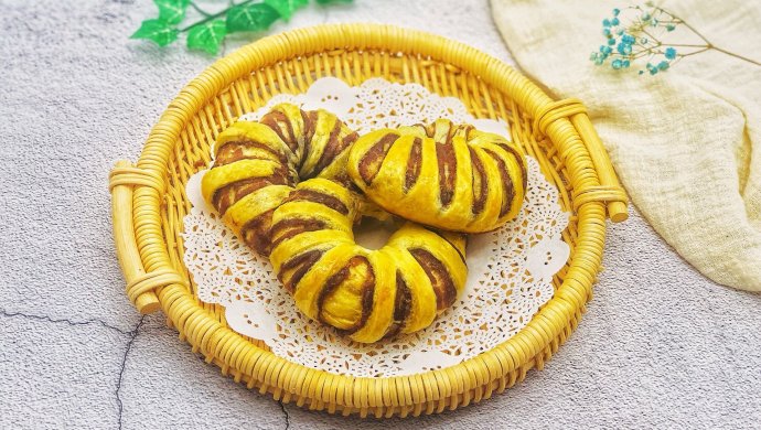 豆沙面包圈