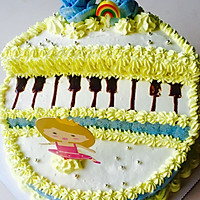 小公主的钢琴蛋糕的做法图解5