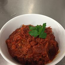 Chunky tomato relish