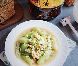 #向往的生活 就是外婆乡#开洋炒丝瓜的做法