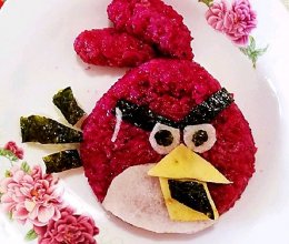 饭团—愤怒的小鸟之怒鸟红的做法