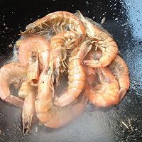 茼蒿炒海虾的做法图解8