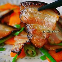 五花腊肉炒蒜苗的做法图解9