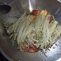 番茄鸡蛋炒金针菇的做法图解6