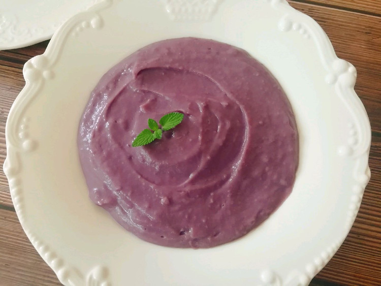 紫芋奶油浓汤的做法