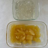 冰凉爽滑超过瘾‼️双色果汁冰粉水果碗的做法图解6