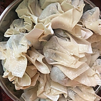 饺子云吞菜干瘦肉粥的做法图解7