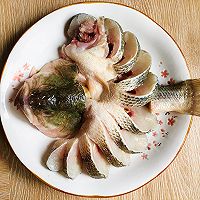 中秋节菜谱 | 孔雀开屏鱼 |求偶的做法图解4